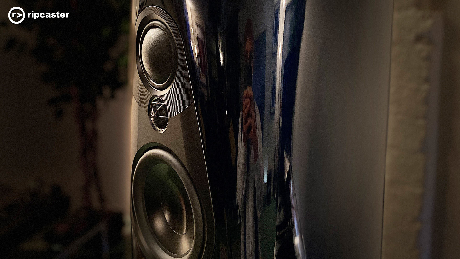 360 Linn speaker - close-up of the top 