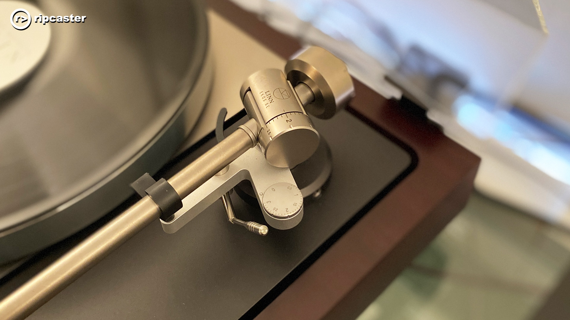 Ekos tonearm on an LP12-50