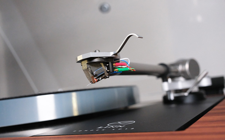 The Klimax LP12 Ekstatik cartridge in close-up
