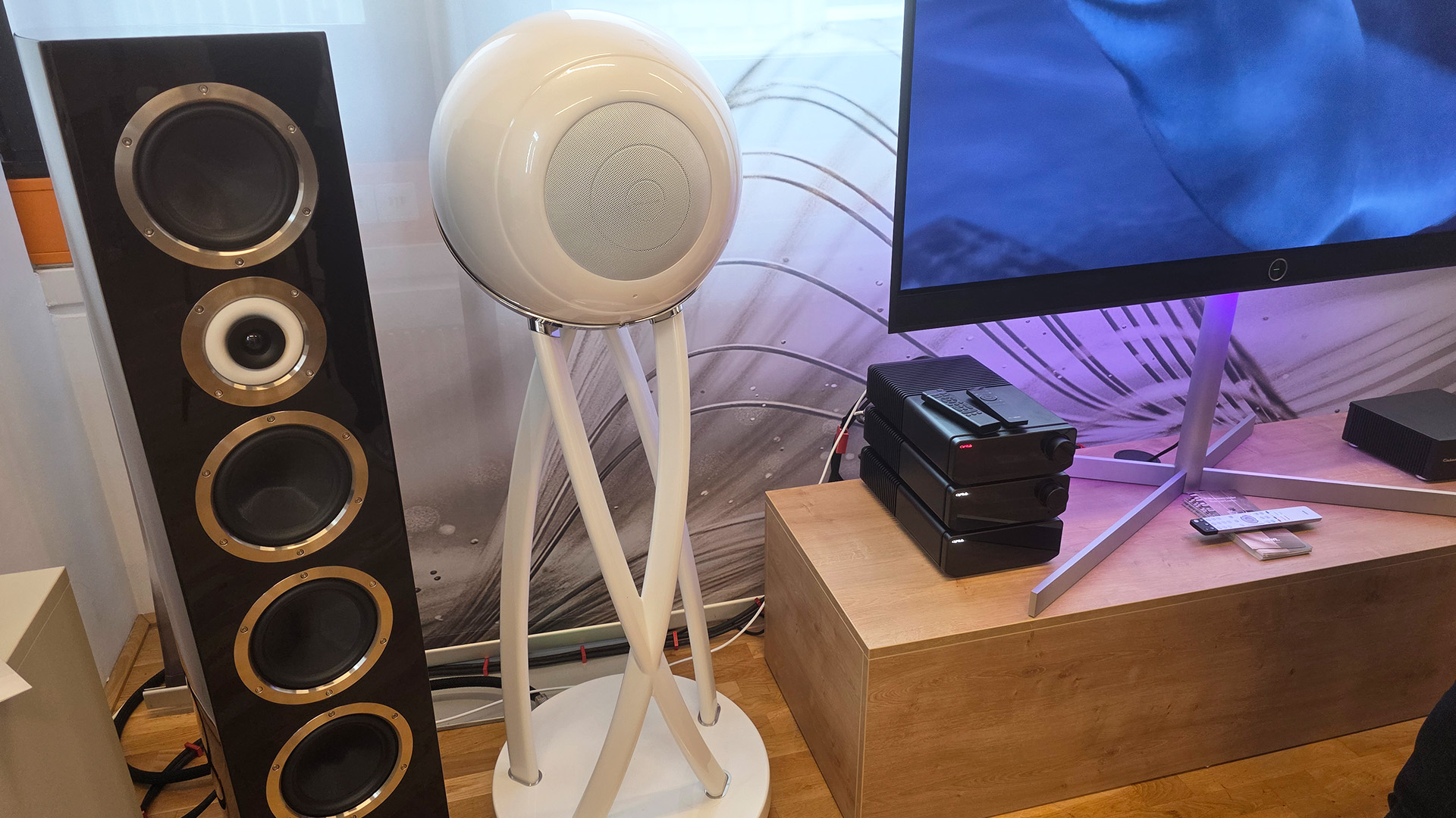 Cabasse floorstanding speakers
