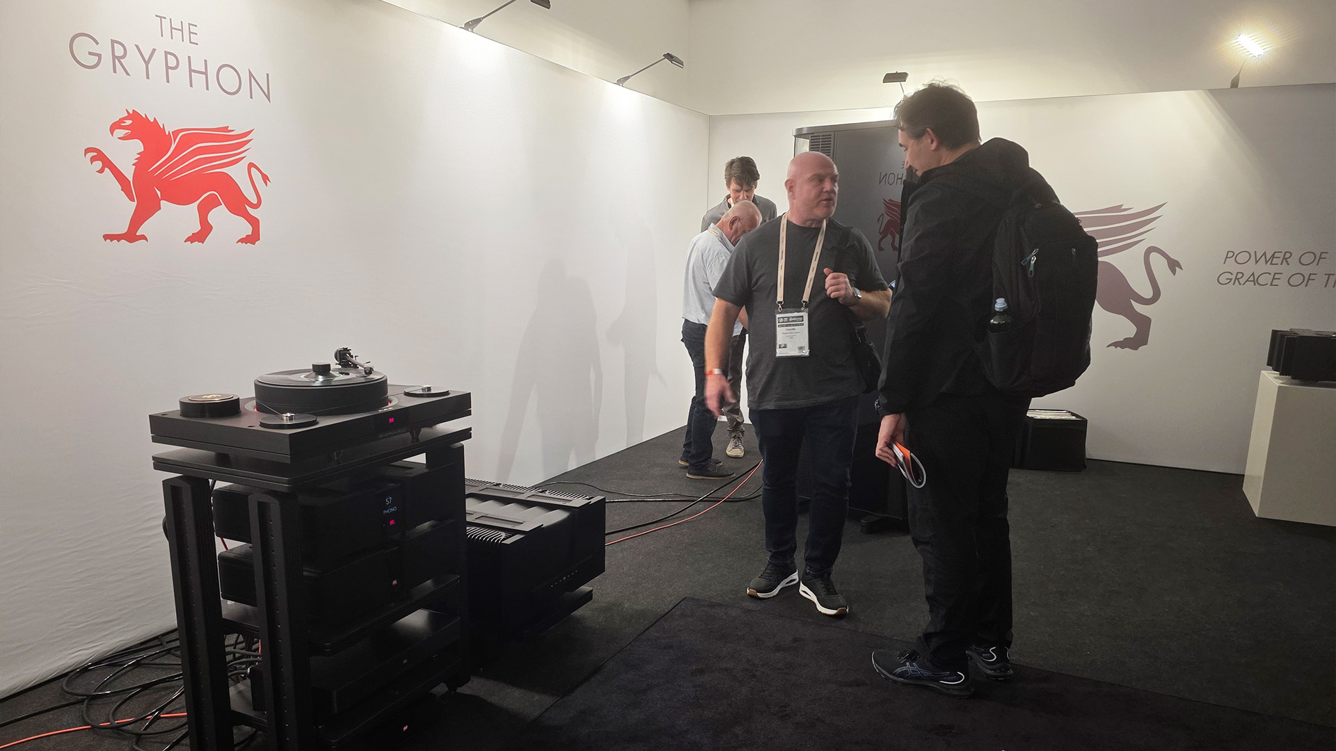 The Gryphon room at the hifi show
