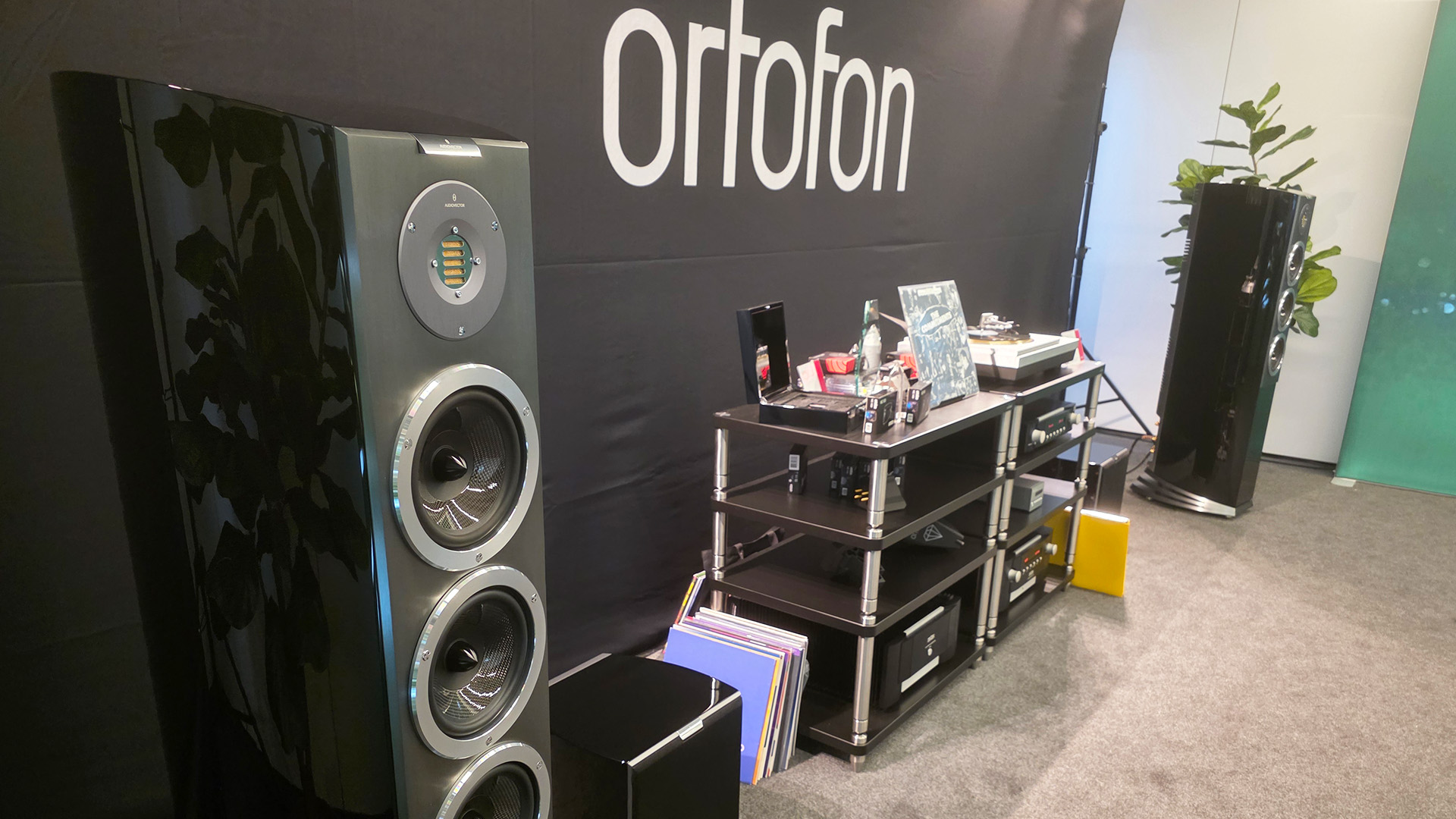 The Ortofon room at the HiFi Show