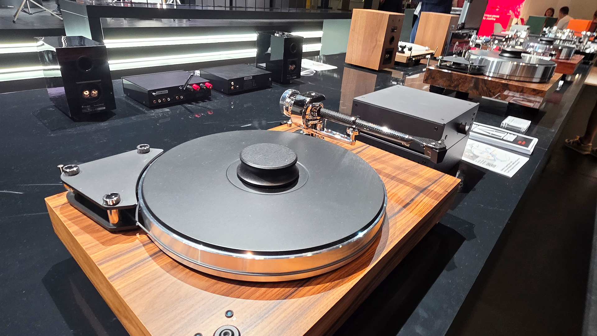 A selection of Project turntables in view