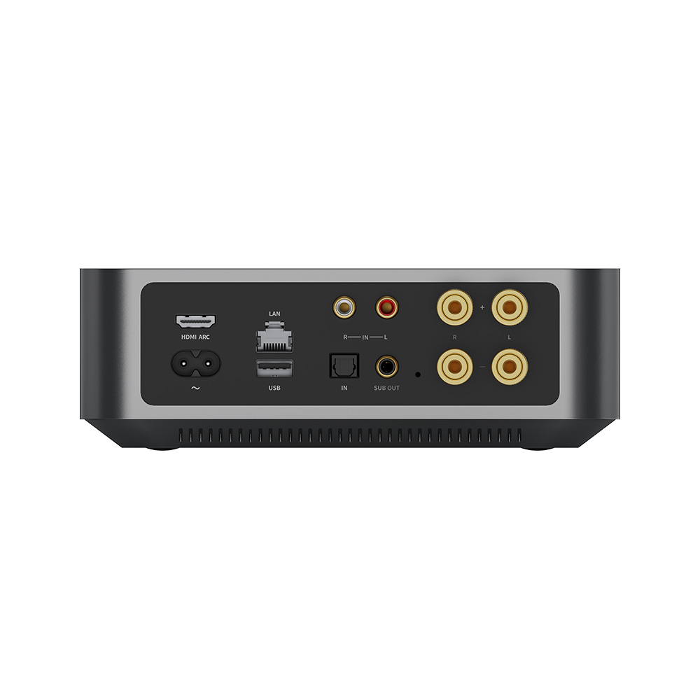 WIIM WIIMAMPG INTEGRATED STREAMING AMPLIFIER ALL IN ONE NETWORK STREAMER -  SPACE GRAY - Radio Parts