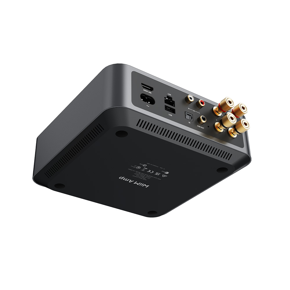 WiiM Amp Streaming Integrated Amplifier Space Grey