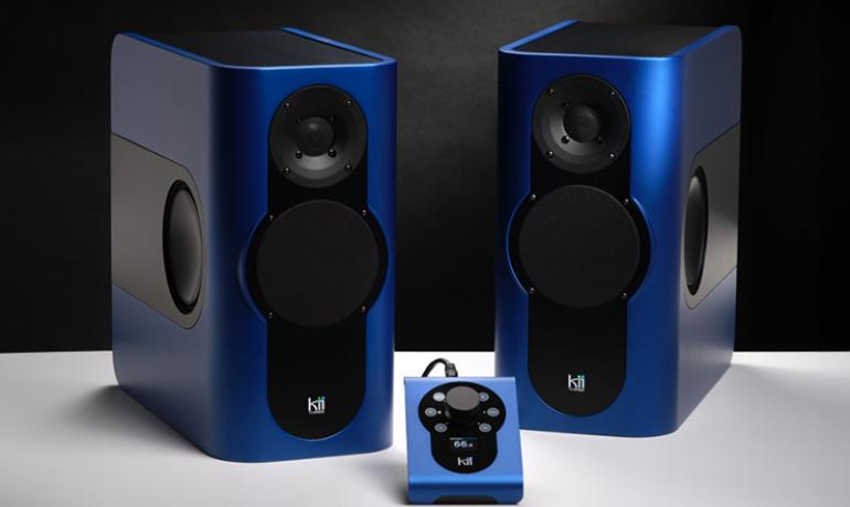Kii Three Speaker System in blue