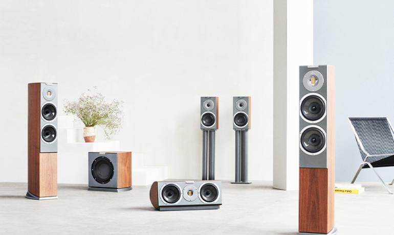A selection of R Series speakers
