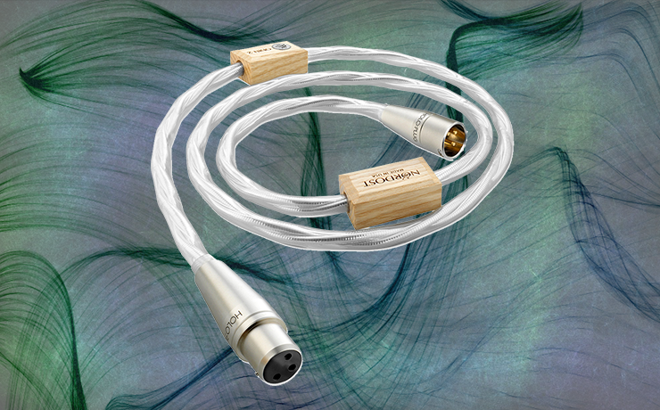 Nordost Odin 2 Digital Cable (110ohm) on a grey and green background
