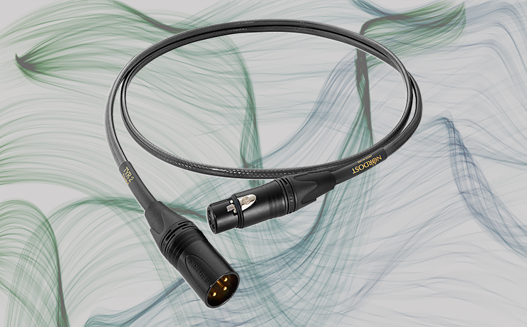 Nordost Tyr 2 Digital Cable (110ohm).  Background is green.