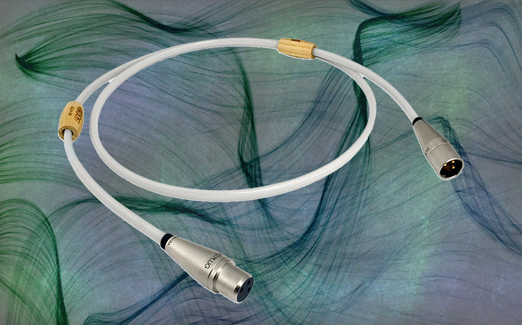 Nordost Valhalla 2 Digital Cable (75ohm).  Background is grey and green.