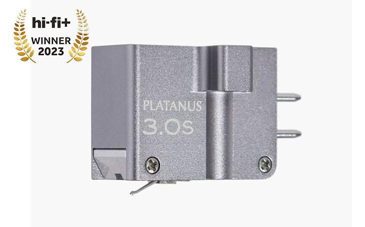 Platanus 3.0s Cartridge with the HiFi Plus awards logo in the top left of the image