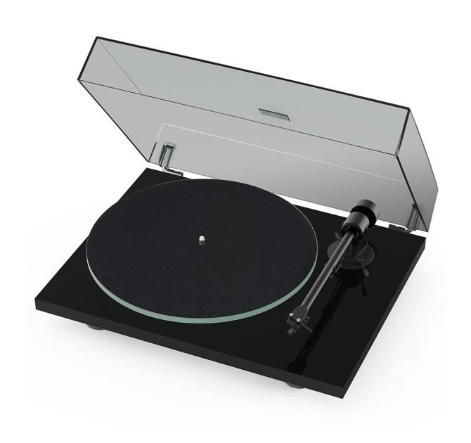 Project T1 Turntable in black
