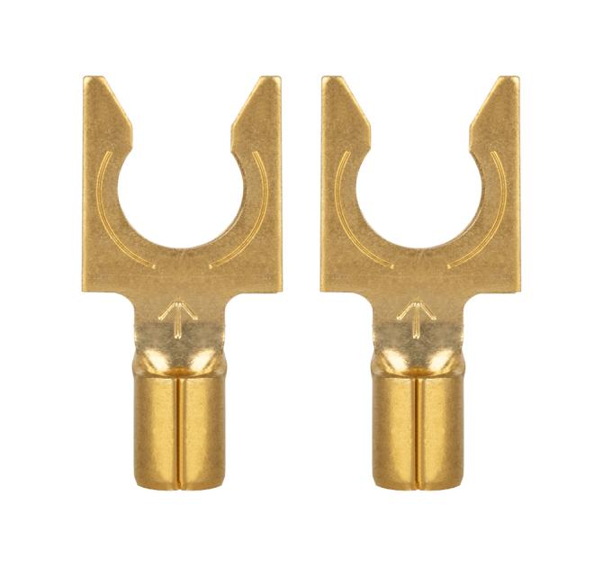 AudioQuest 1010 Spade Connectors in gold