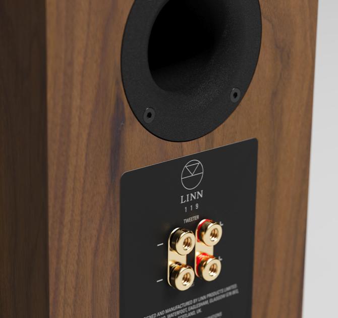 Linn 119 Loudspeaker close-up of the rear