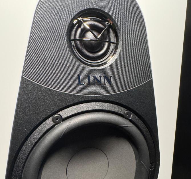 a close-up of the Linn 119 speaker