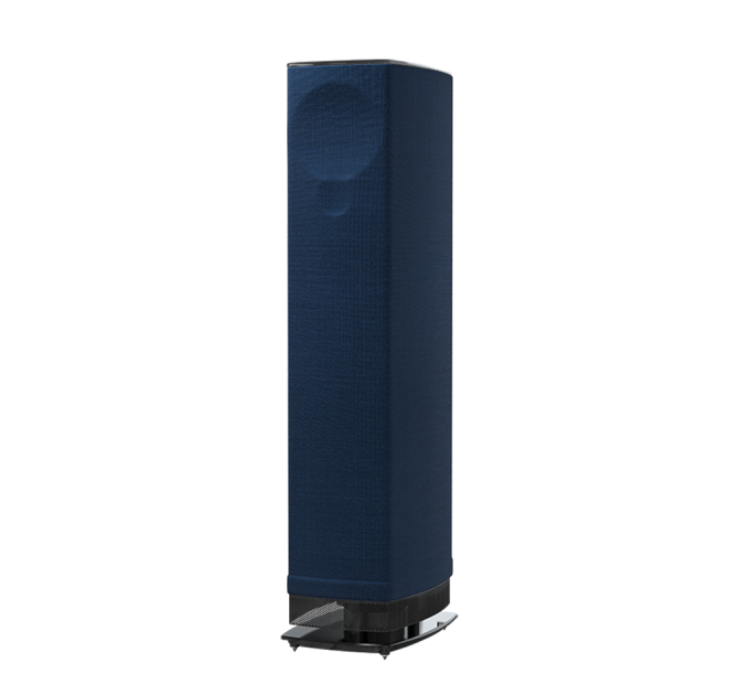 The Linn 530 speaker in the Blueberry finish