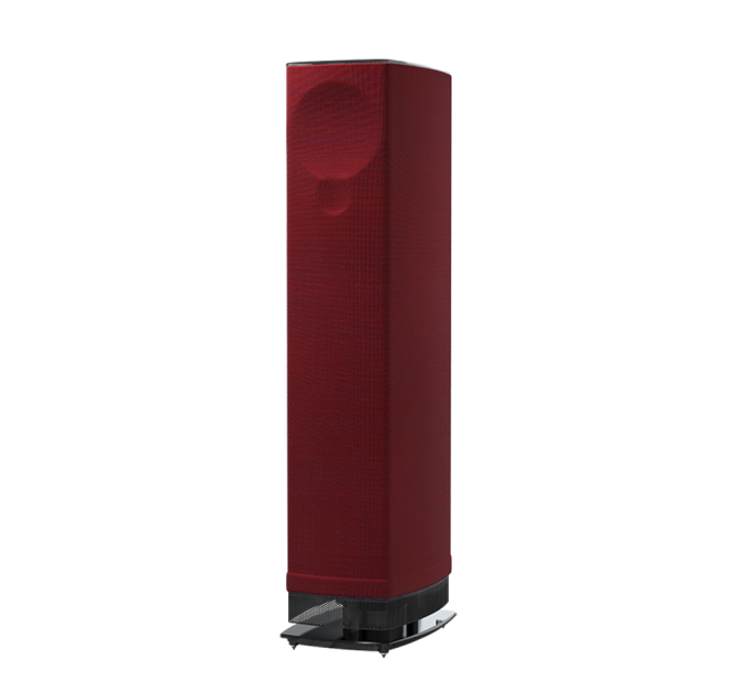 The Linn 530 speaker in the Paprika finish.