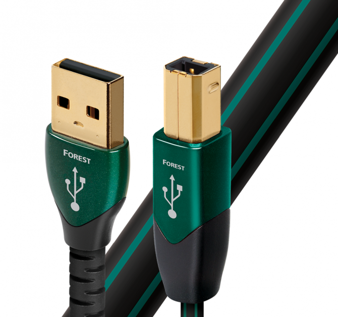AudioQuest Forest USB Cable - 0.75m, USB A, USB B 