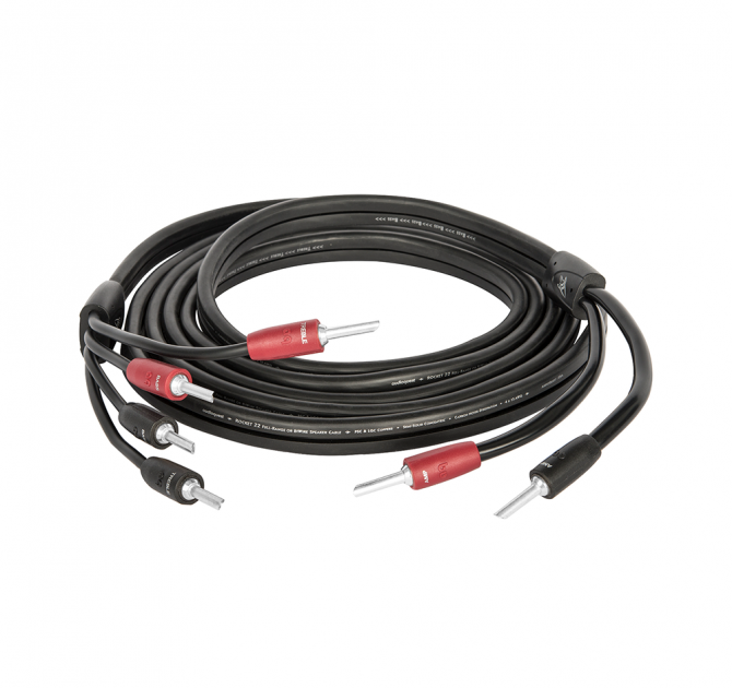 AudioQuest Rocket 22 Speaker Cable coiled