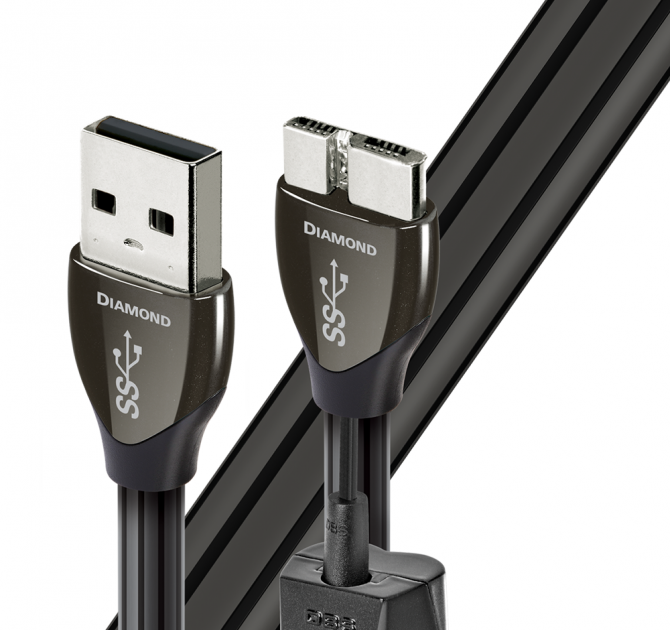 AudioQuest Diamond USB Cable - 5.0m, USB 3.0 A, USB Micro B 3.0