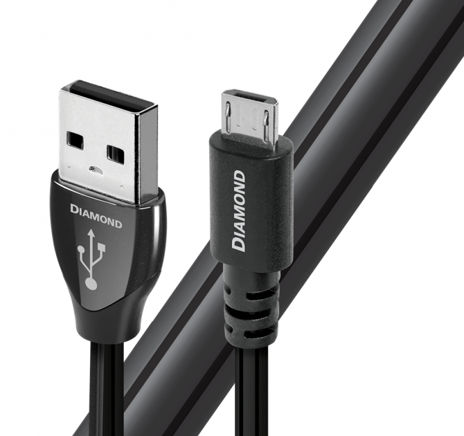 AudioQuest Diamond USB Cable - 0.75m, USB A, USB Micro B 