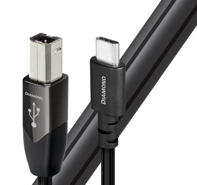 AudioQuest Diamond USB Cable - 0.75m, USB B, USB C