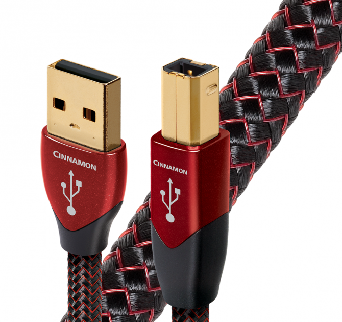 AudioQuest Cinnamon USB Cable - 0.15m, USB A, USB B 