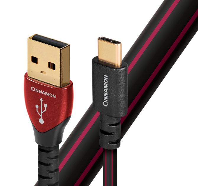 AudioQuest Cinnamon USB Cable - 3.0m, USB A, USB C 
