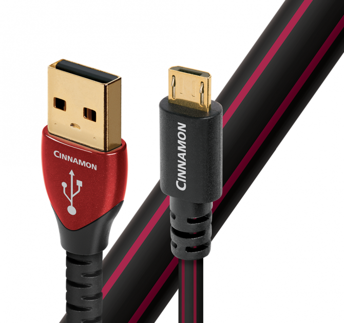 AudioQuest Cinnamon USB Cable - 0.15m, USB A, USB Micro B 