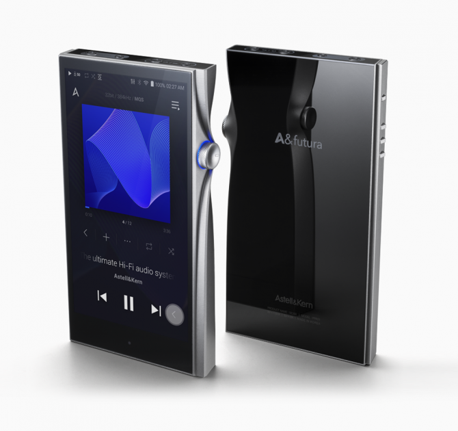 Astell & Kern SE200 Portable Music Player front and rear view
