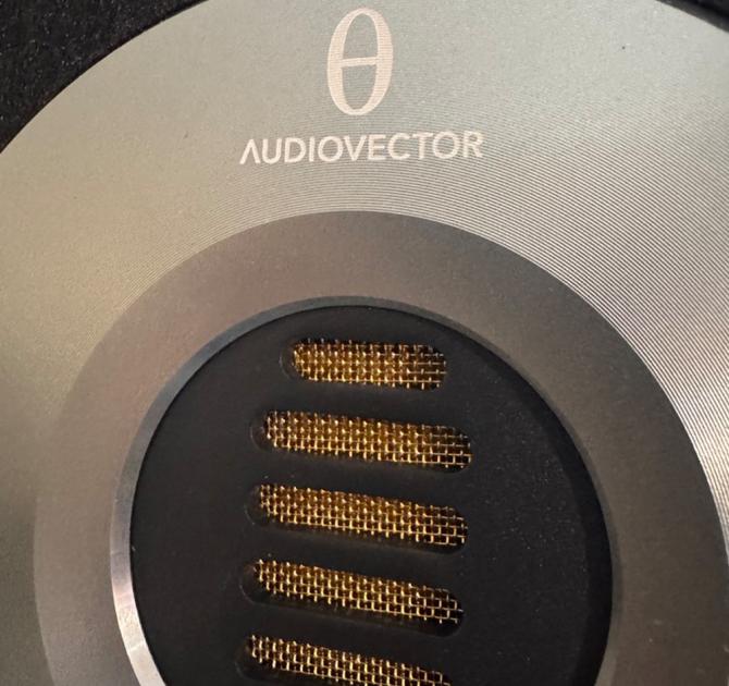 Audiovector Trapeze Ri close-up of the front detail