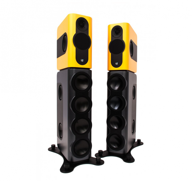 Kii Three BXT System in yellow and graphite