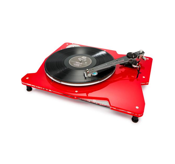 Vertere DG-X Turntable in red