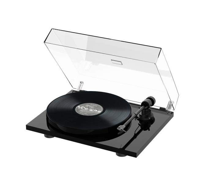 Project E1 Turntable in Gloss Black