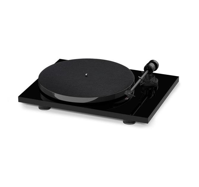 Project E1 Turntable in Gloss Black