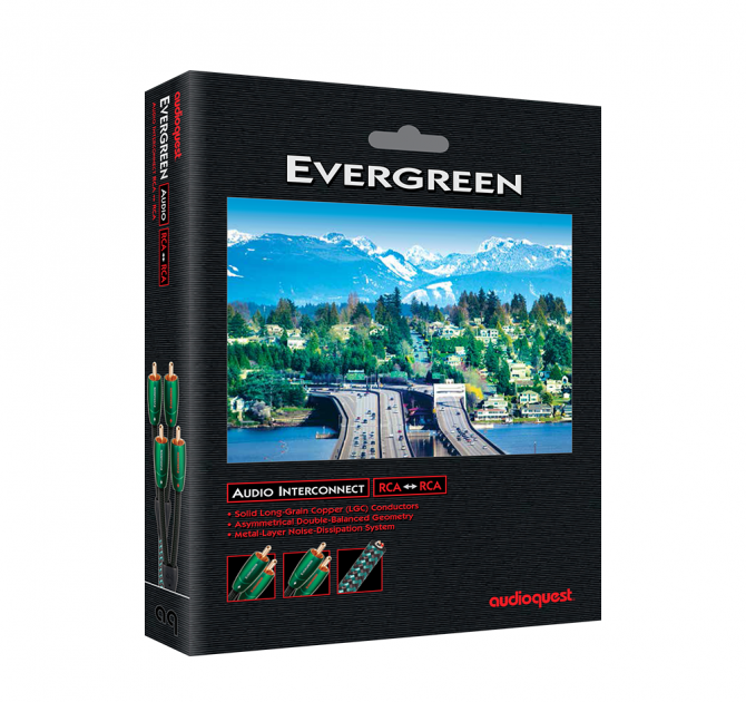 AudioQuest Evergreen Analogue-Audio Interconnect Cable box
