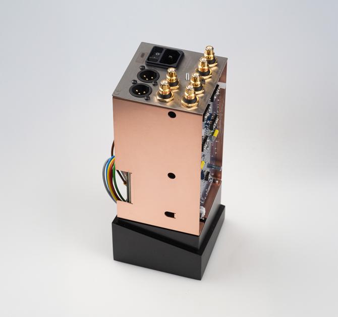 Grimm Audio PW1 Phono Preamplifier showing the inside