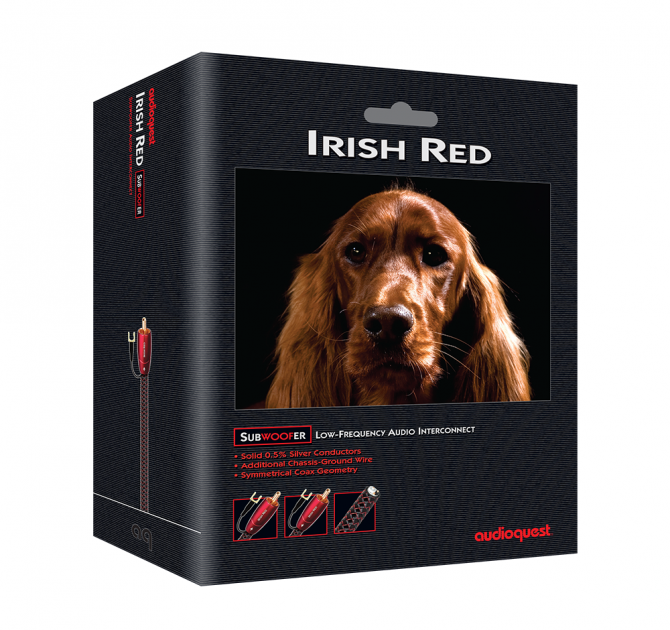 AudioQuest Irish Red Subwoofer Cable box