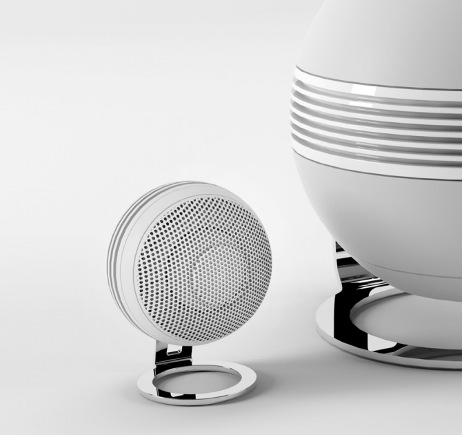 Cabasse Pearl Keshi Loudspeaker System in white