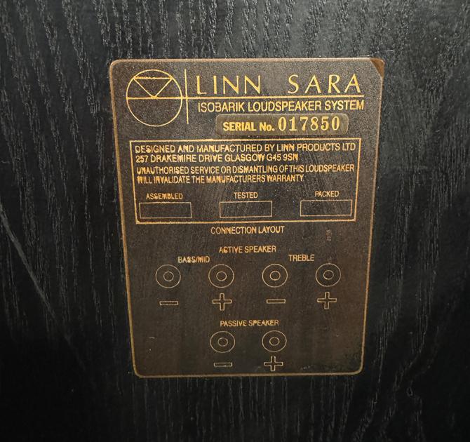 Linn Sara Speakers