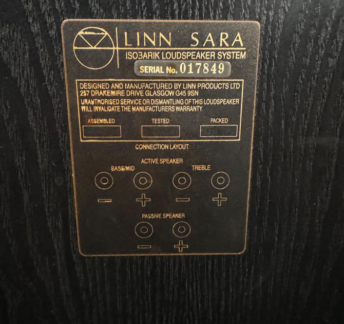 Linn Sara Speakers