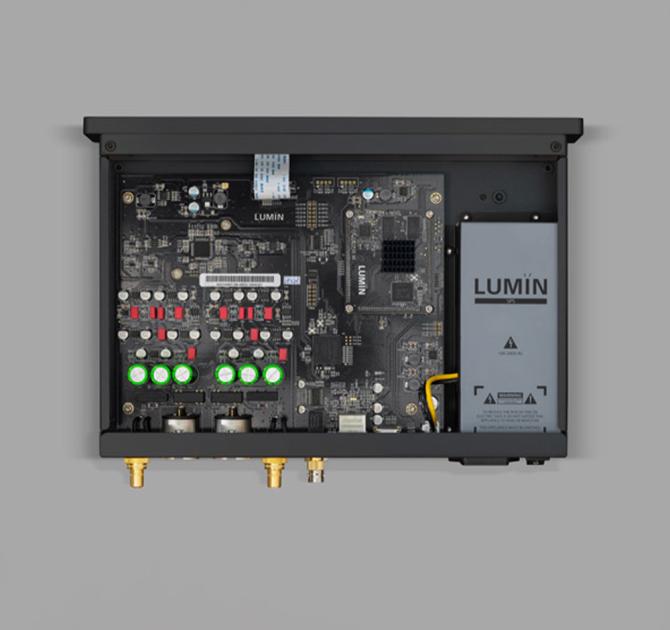 Lumin D3 Network Music Player inside view