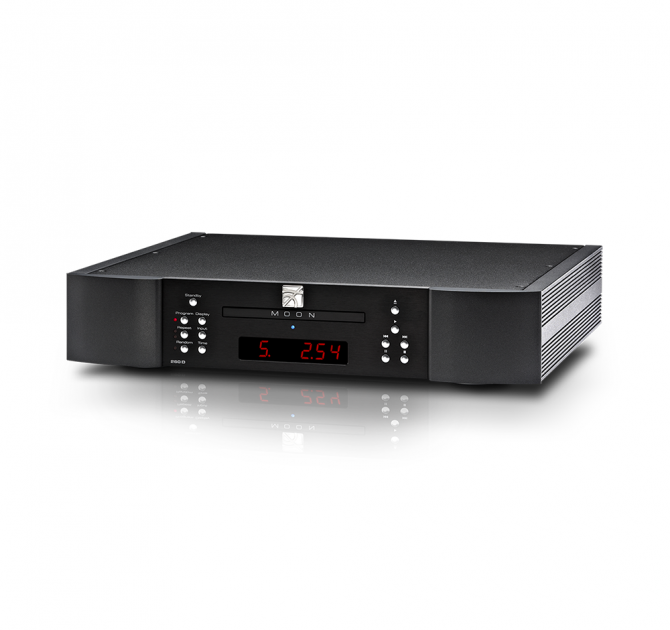 Moon 260D CD transport with DAC in black.
