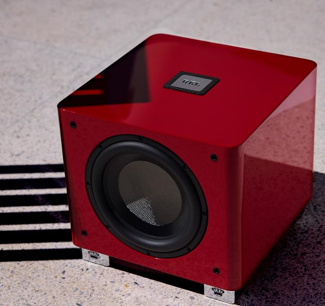 REL T/9x Special Edition Subwoofer in red