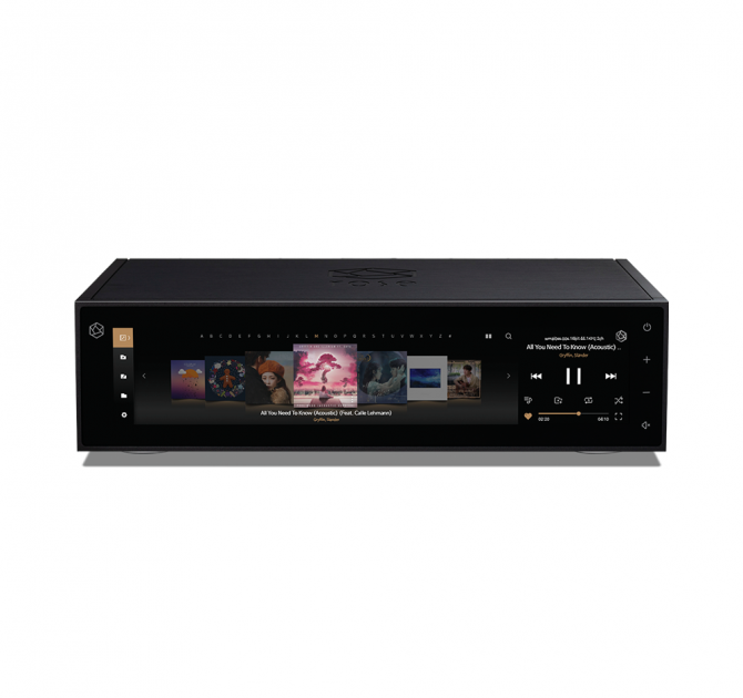 HiFi Rose RS150 network streamer, DAC and pre-amplifier in black