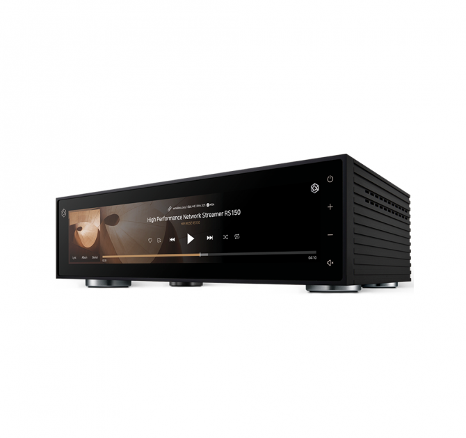 HiFi Rose RS150 Network Streamer, DAC and pre-amplifier in black