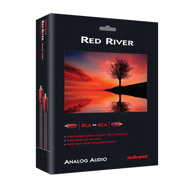 AudioQuest Red River Analogue-Audio Interconnect Cable box