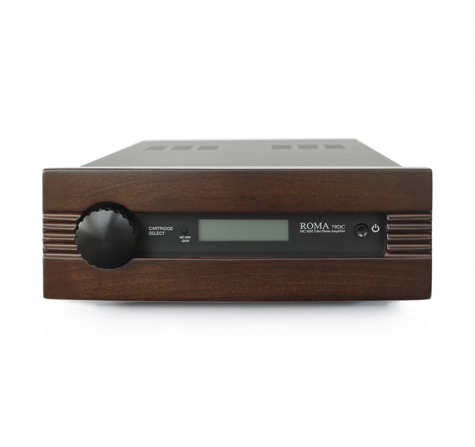 Synthesis Roma 79DC Phono Stage in walnut