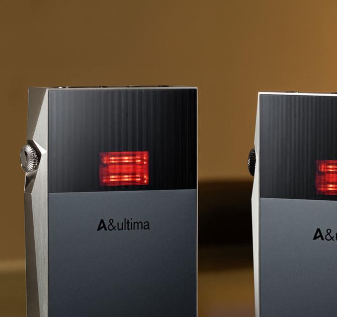 Two Astell & Kern SP3000T Portable Music Players, both viewed from the back
