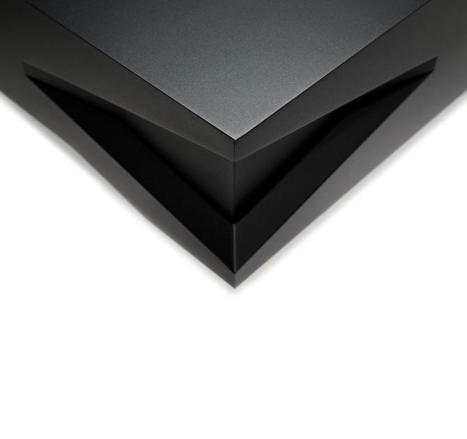 Kudos Sigao drive external crossover for Titan speakers.  Close-up of a corner